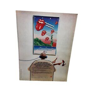 1982 Jovan Rolling Stones Poster Offer Original Print Ad Vintage 80s